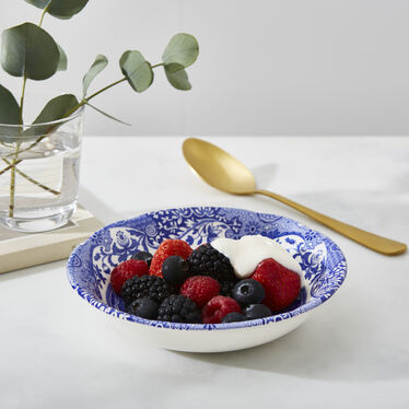 Blue Italian Set of 4 Small Cereal Bowls Blue Italian Set of 4 Small Cereal Bowls